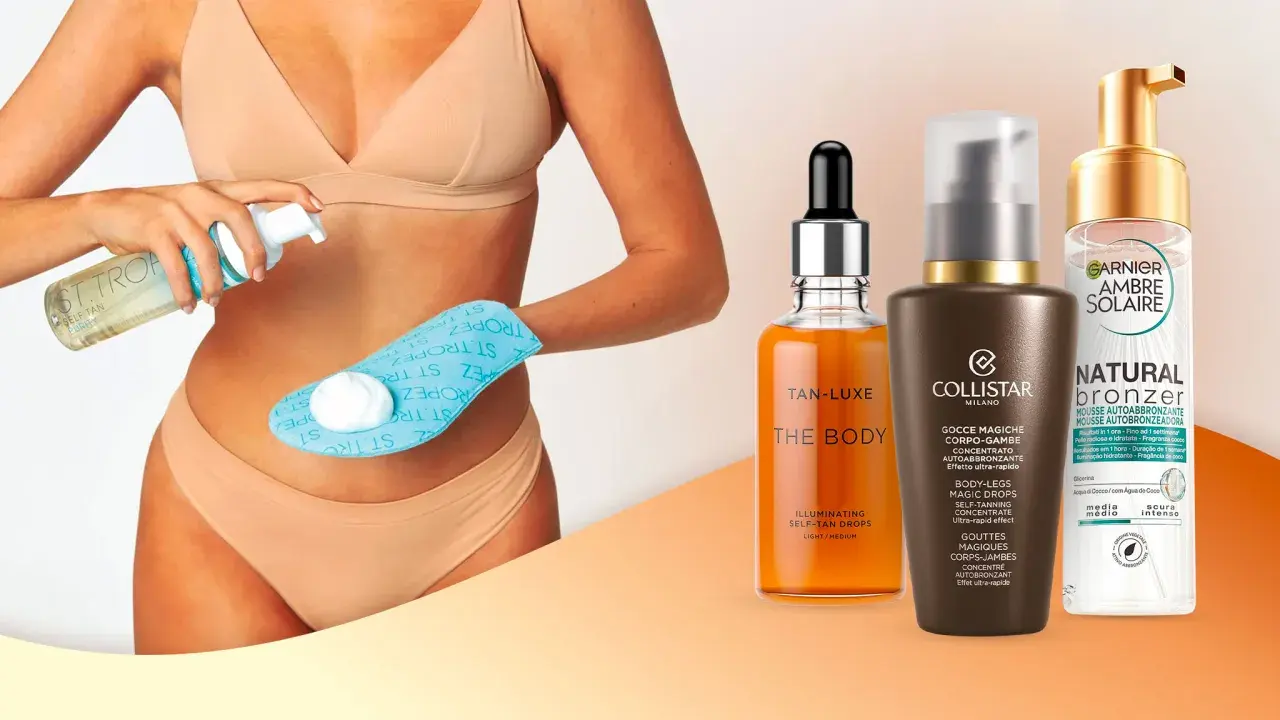 Scopri come funziona l'autoabbronzante con mousse e gocce magiche per un colorito naturale e luminoso.