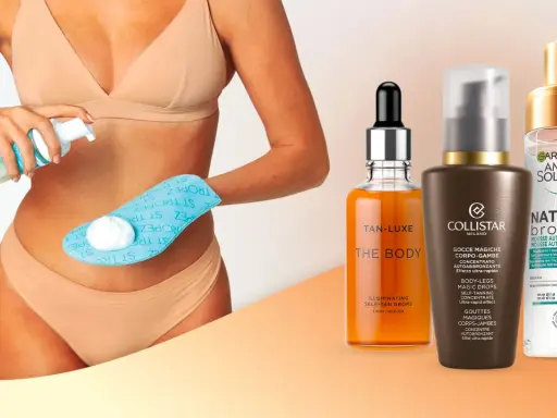 Scopri come funziona l'autoabbronzante con mousse e gocce magiche per un colorito naturale e luminoso.